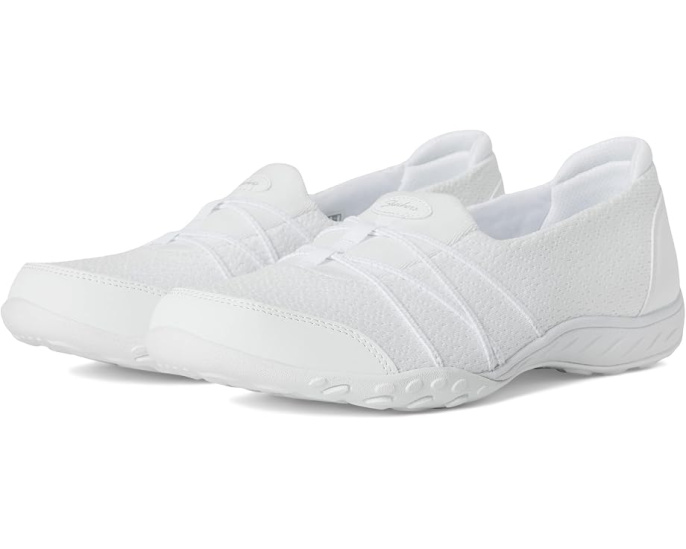 Слипоны Skechers Breathe Easy с эластичным верхом и памятью формы