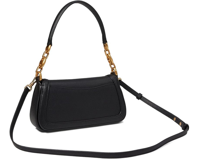 Gramercy Pebbled Leather Small Flap Shoulder Bag