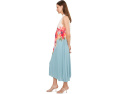 Платье Adrianna Papell Floral Pleated Chiffon с цветочным принтом