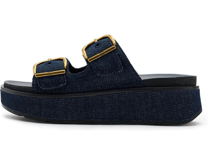 Сланцы FitFlop Gen FF Max Buckle Two Bar из денима