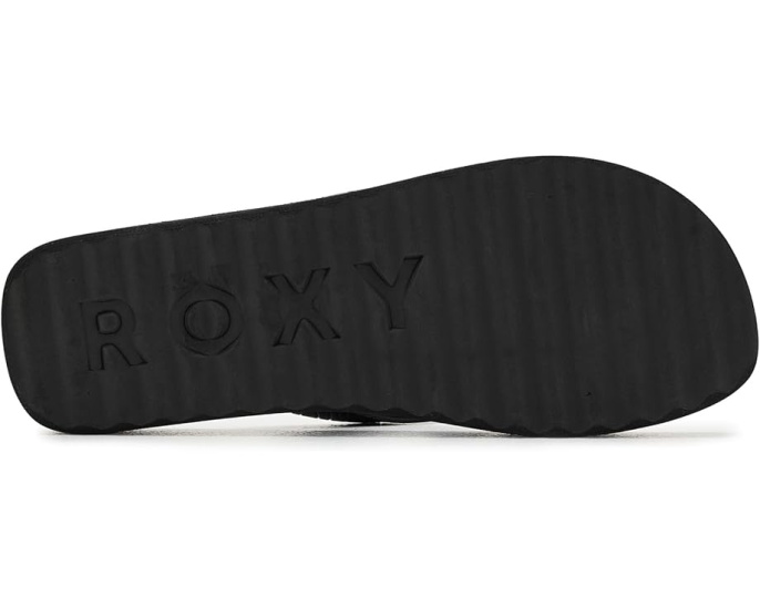 Шлепанцы Roxy Beach Up с легкой конструкцией и круглым носком