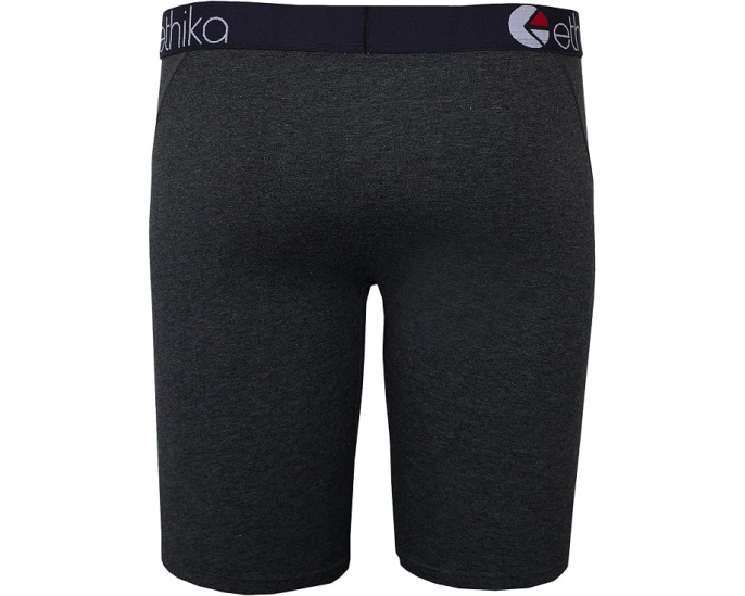 Боксеры ethika The Staple меланжевые с высокой посадкой