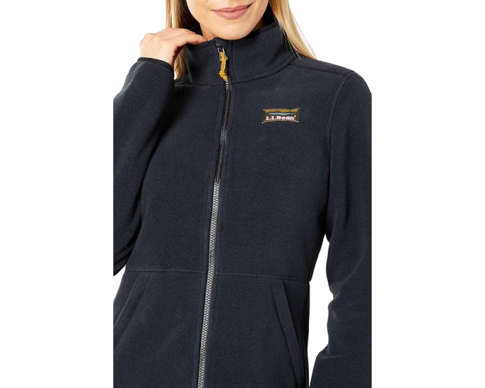 Флисовая куртка L.L.Bean Mountain Classic с воротником стойкой