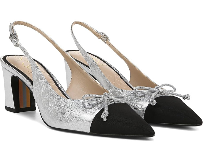 Туфли Willette Sam Edelman на устойчивом каблуке с острым носком и бантом