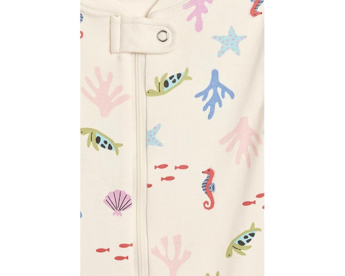 Детский слип HannaJams Print Shortie Sleeper на молнии из органического хлопка