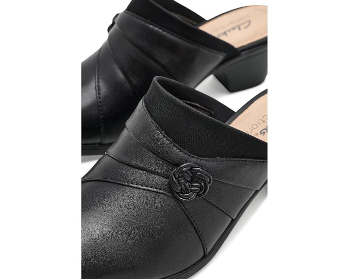 Clarks Emily 2 Eliza ботильоны без задника на устойчивом каблуке
