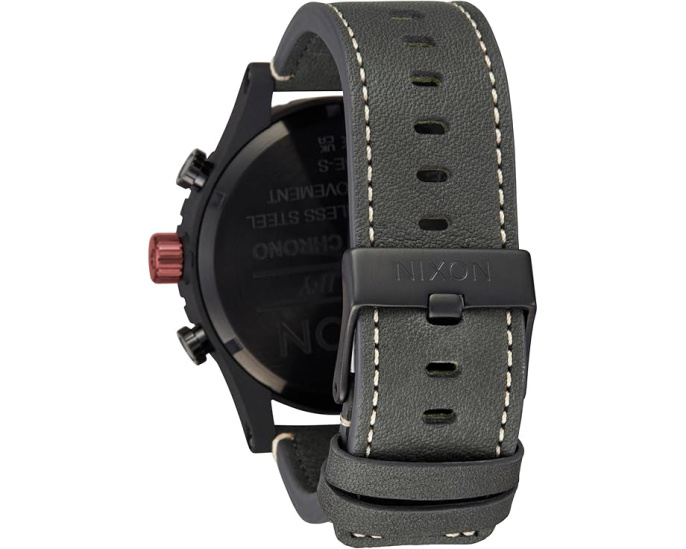 Наручные часы Nixon 51-30 Chrono Leather с хронографом и водозащитой 30 ATM