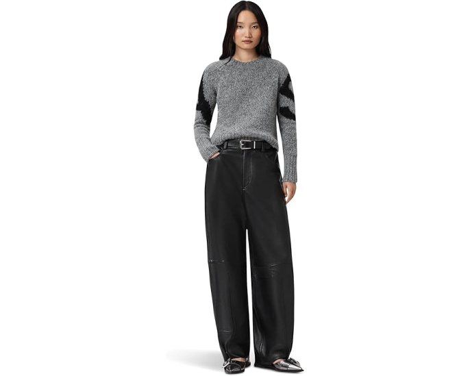 Джемпер AllSaints Sylvie с резинками из альпаки
