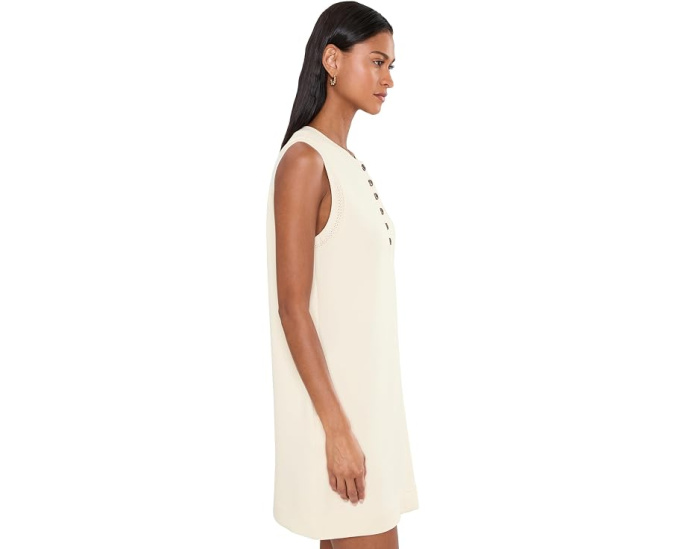 Varley мини-платье Elba Tank Mini Dress белого цвета