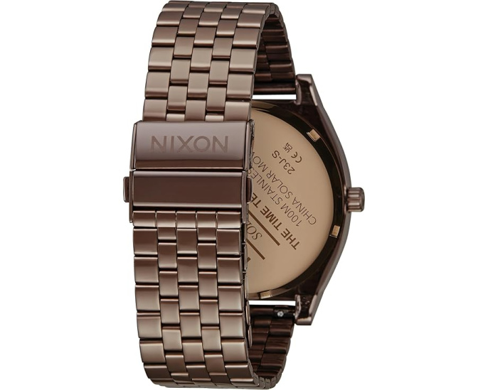 Солнечные часы Nixon Time Teller Solar с пятизвенным браслетом