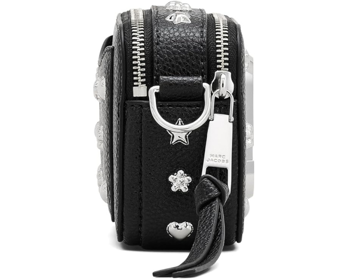 Мини сумка The Mini Icon Stud Snapshot с заклепками и съемным ремнем Marc Jacobs