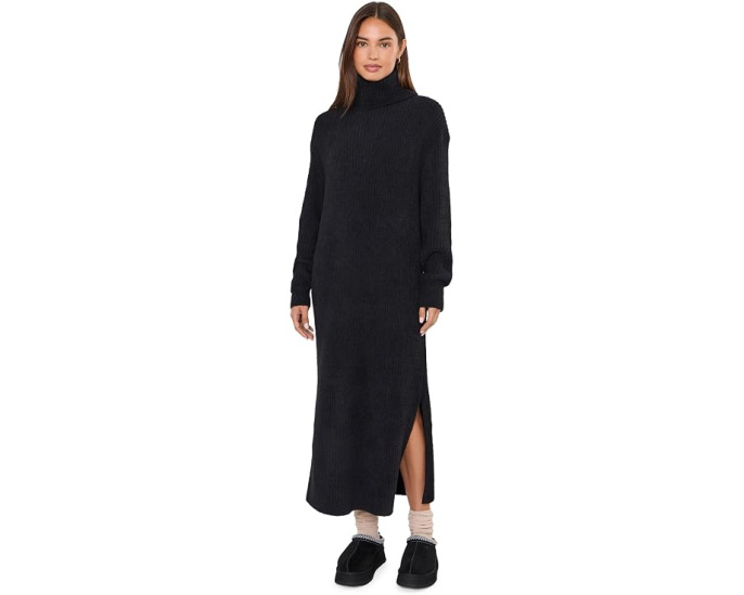 UGG Atlie водолазка в рубчик макси платье Cozy Knit