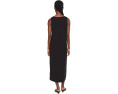 Stretch Jersey Knit Scoop Neck Full Length Dress