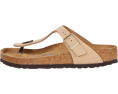 Шлепанцы Birkenstock Gizeh с мягкой стелькой Sandcastle Nubuck