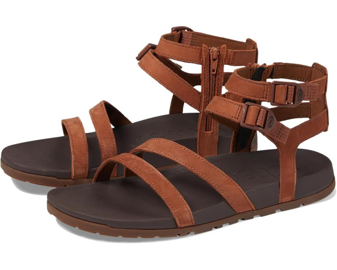 Высокие сандалии Chaco Lowdown Leather Strappy High из мягкой замши