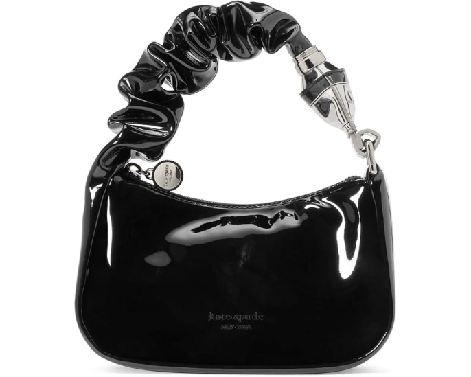 Сумка Kate Spade New York Squeeze из лакированного полиуретана с уникальным ремнем
