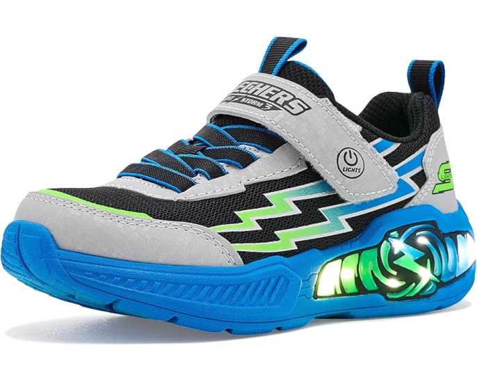 Кроссовки детские Skechers Light Storm 3 400152L со светящейся подошвой