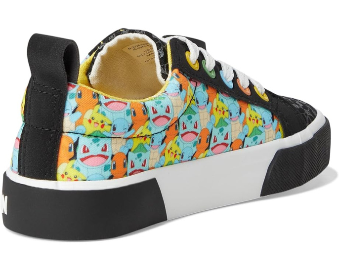 Детские кроссовки Ground Up Pokemon Low Top с принтом персонажей