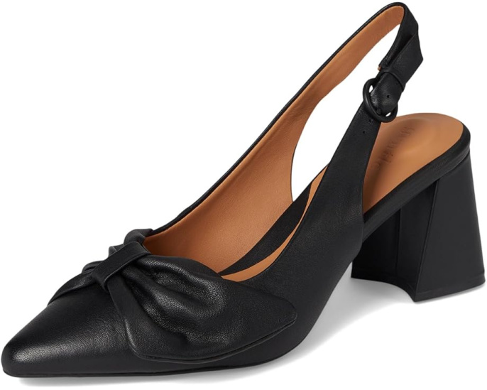 Туфли Gentle Souls by Kenneth Cole Diana с острым носком и бантом на блочном каблуке