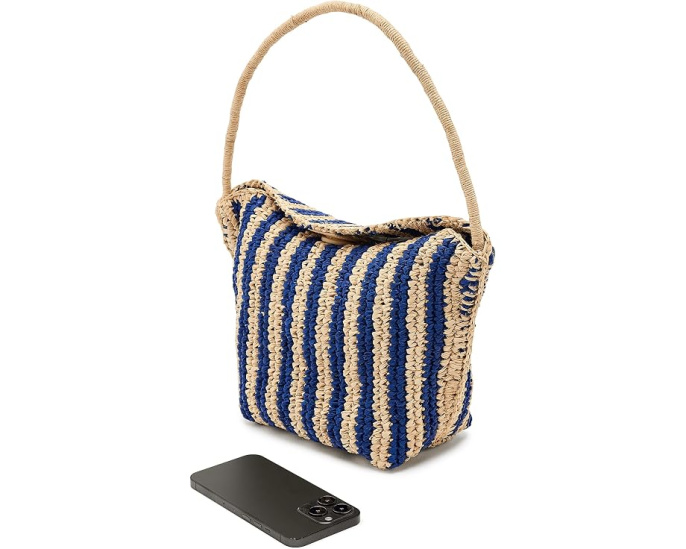Сумка через плечо Handwoven Shoulder Bag от Madewell с полосками