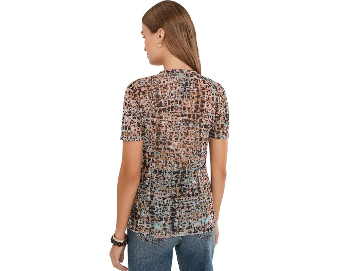 Eleanor Mesh Short Sleeve Tee