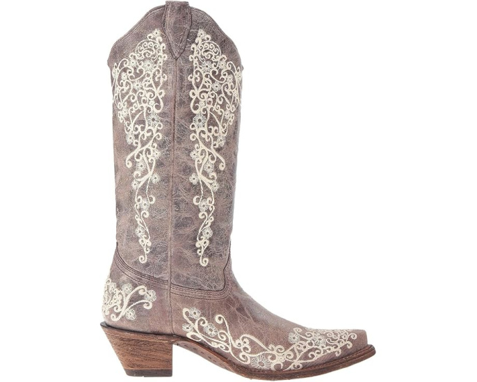 Ковбойские сапоги Corral Boots A1094 с вышивкой цветочным узором