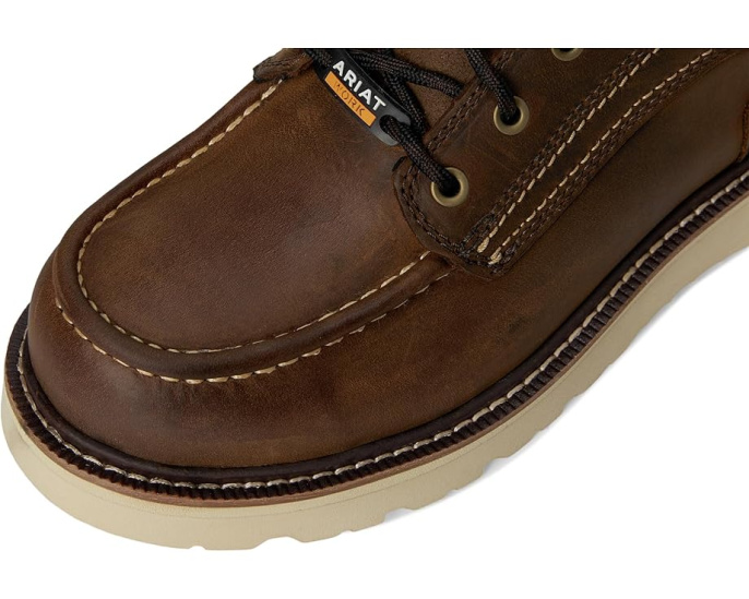Ariat Work ботинки Rebar Wedge Moc Toe 6 дюйм водонепроницаемые