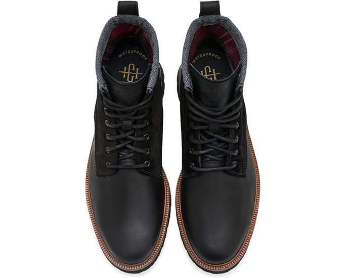 Водонепроницаемые ботинки American Classics Plain Toe от Cole Haan с круглым мысом