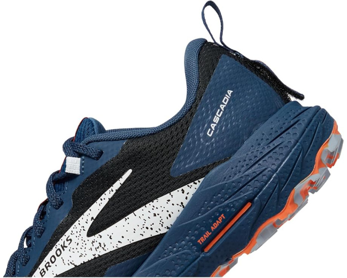 Кроссовки Brooks Cascadia 17 GTX черно-синие трейловые