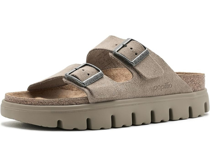 Сандалии Arizona Chunky из замши Birkenstock