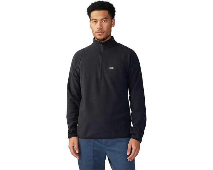 Mountain Hardwear Толстовка Microchill 1/4 Zip с воротником стойкой