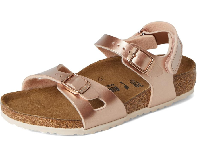 Детские сандалии Birkenstock Rio с липучкой и пробковой стелькой