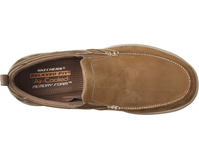 SKECHERS мокасины Relaxed Fit Harper - Forde из натуральной кожи