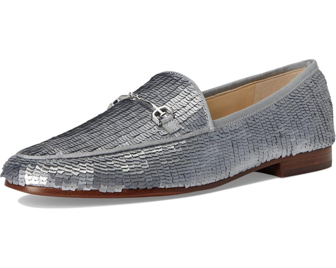 Лоферы Loraine Glamour с пайетками и отделкой галуном Sam Edelman