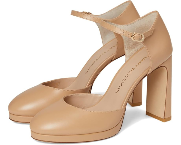 Туфли Babette Platform Pump Stuart Weitzman на платформе с ремешком