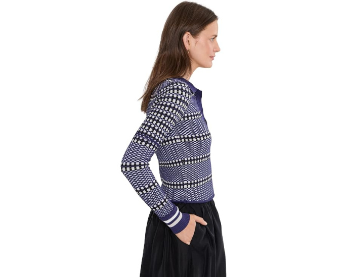 Поло We The Free Level Up Polo от Free People синее