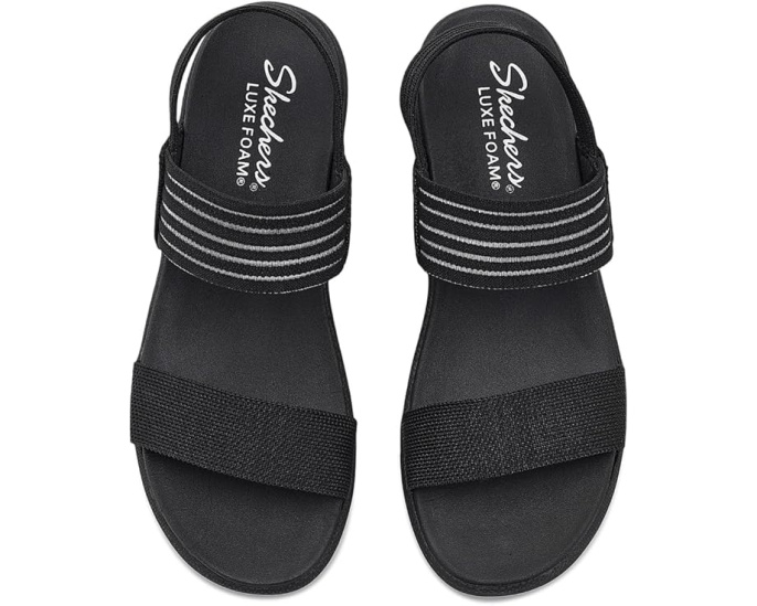 Сандалии SKECHERS Parallel Lite Garden Room с дышащим верхом из сетки и стелькой Luxe Foam
