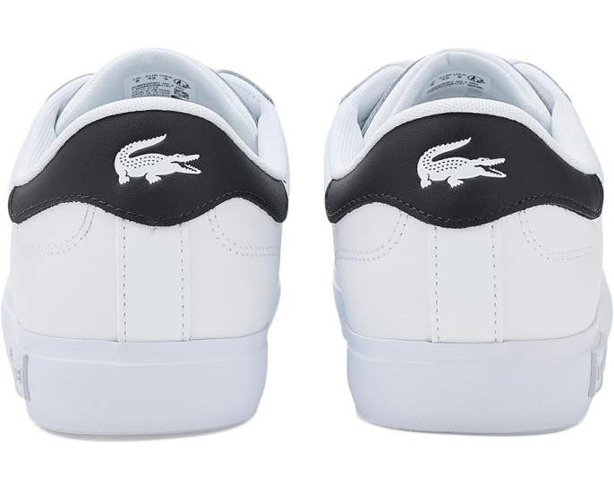 Кроссовки Lacoste Powercourt из кожи с вышитым крокодилом