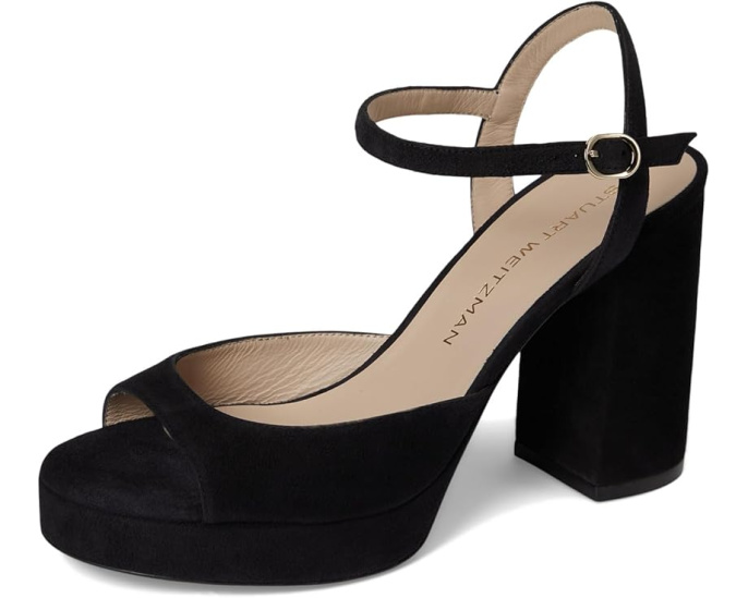 Босоножки Dayna II Platform на платформе с ремешком от Stuart Weitzman