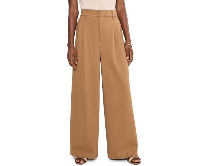 Брюки Los Angeles Brooke High Rise Wide Leg из понте