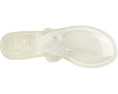 Босоножки-сланцы Mini Miller Jelly Tory Burch с прозрачным верхом