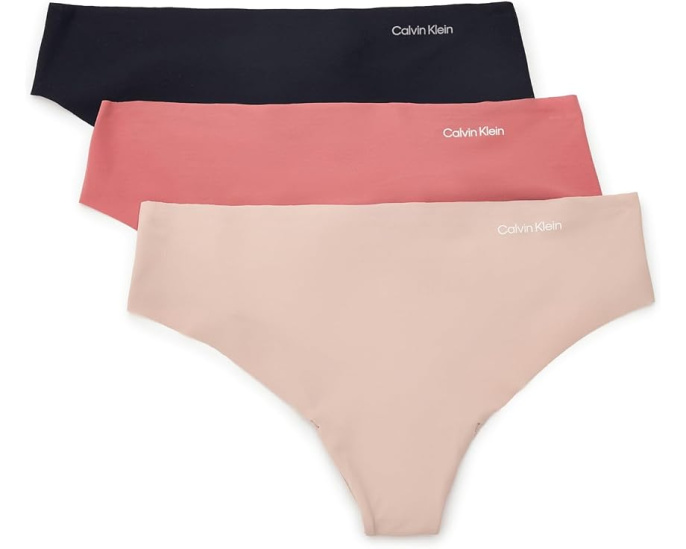 Трусы-стринги Calvin Klein Underwear Invisibles 3 шт из микрофибры с эффектом невидимости