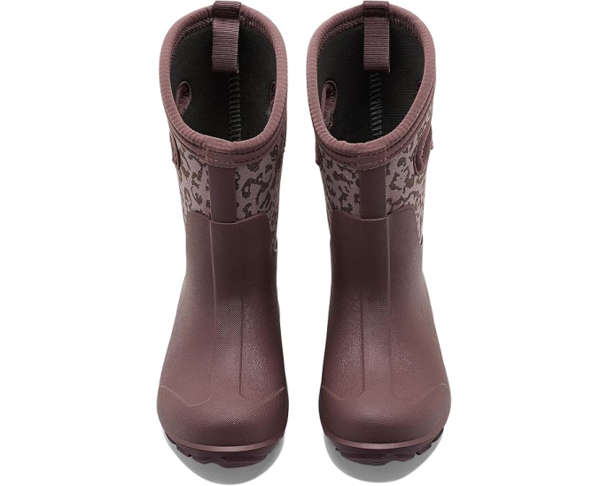 Bogs Classic Seamless-Glitter Leopard ботинки для детей