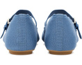 Туфли FitFlop Delicato Wave-Edge Canvas Mary Janes на клиновидном каблуке