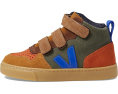 Детские кроссовки VEJA Small V-10 Mid с высоким берцем на липучках