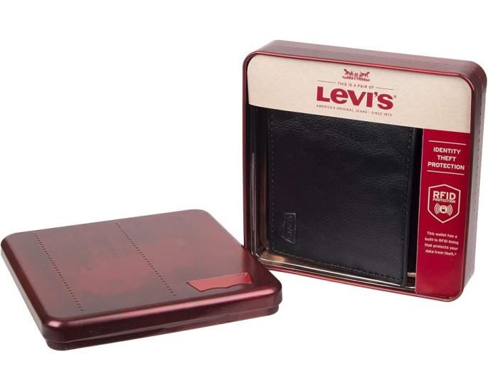 Levi's Slimfold кошелек Extra Capacity с защитой RFID