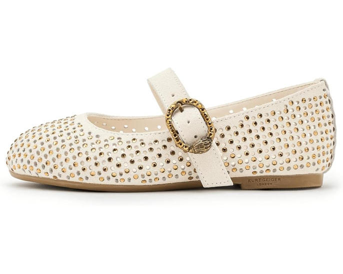 Балетки Kurt Geiger London Kids Mini Mayfair для детей с пряжкой