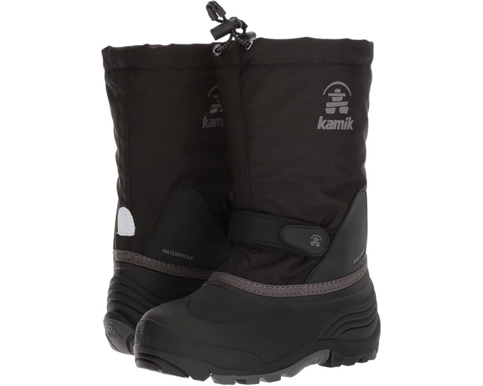 Зимние ботинки Kamik Kids Waterbug 5 с рейтингом комфорта -40°F