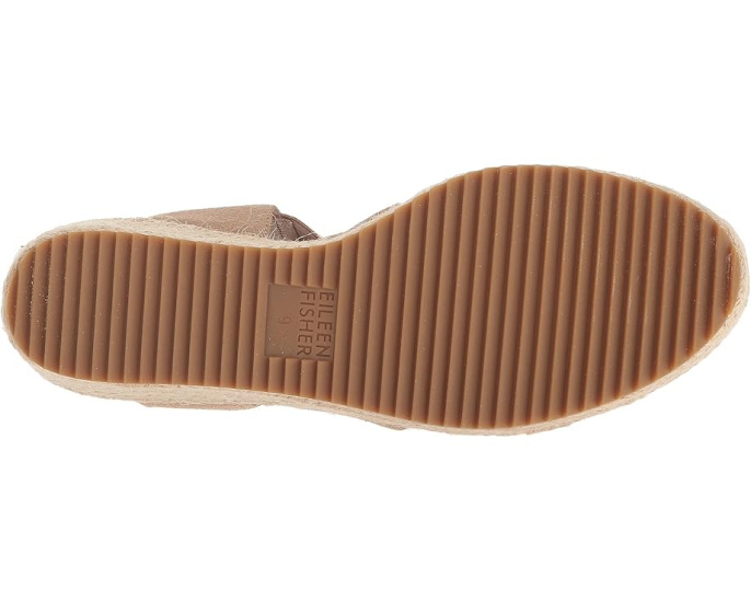 Босоножки Eileen Fisher Willow 3 на танкетке с ремешком на липучке