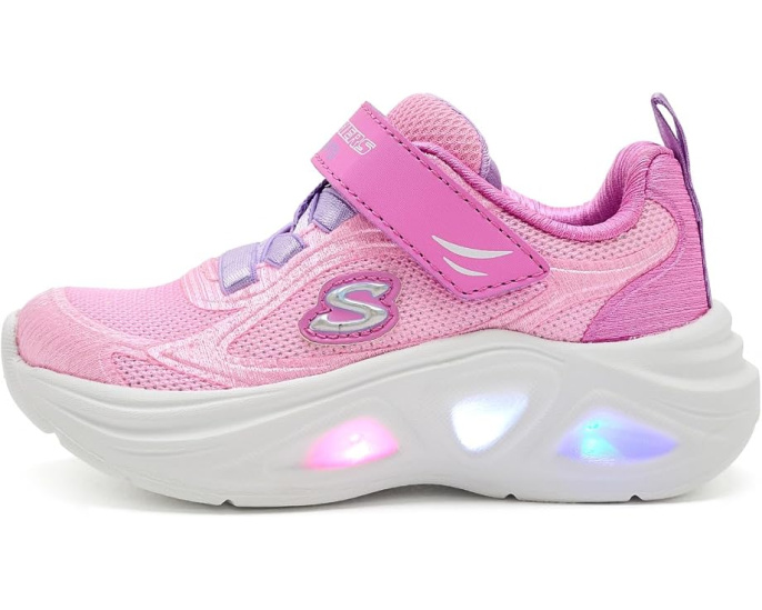Кроссовки Skechers Sola Glow 2.0 Dazzle Steps для малышей со светящейся подошвой